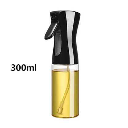 Botella pulverizadora de aceite de 200/300/500ml, pulverizador de aceite de oliva para cocinar barbacoa, pulverizador de aceite para hornear de plástico, botella vacía, botella de vinagre o cepillo de aceite
